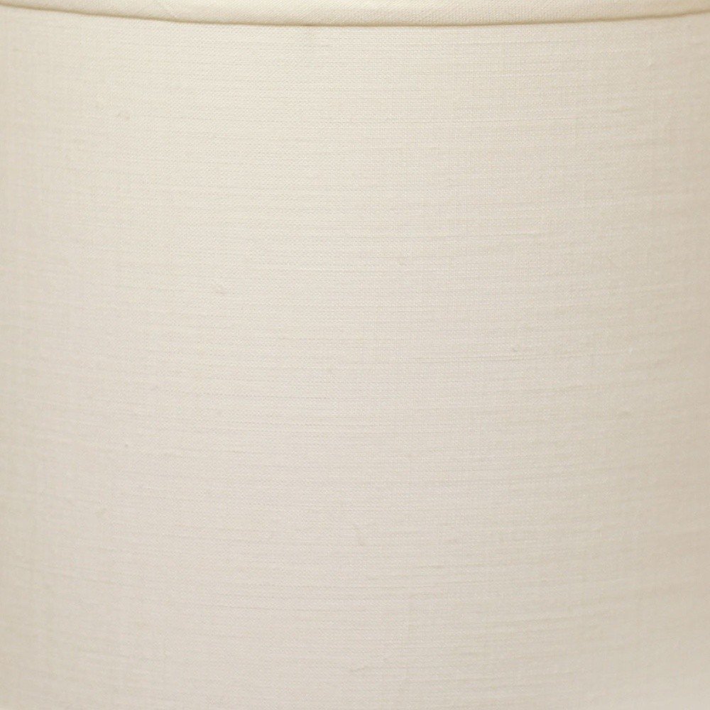 White Linen Drum Lamp Shade HomeRoots