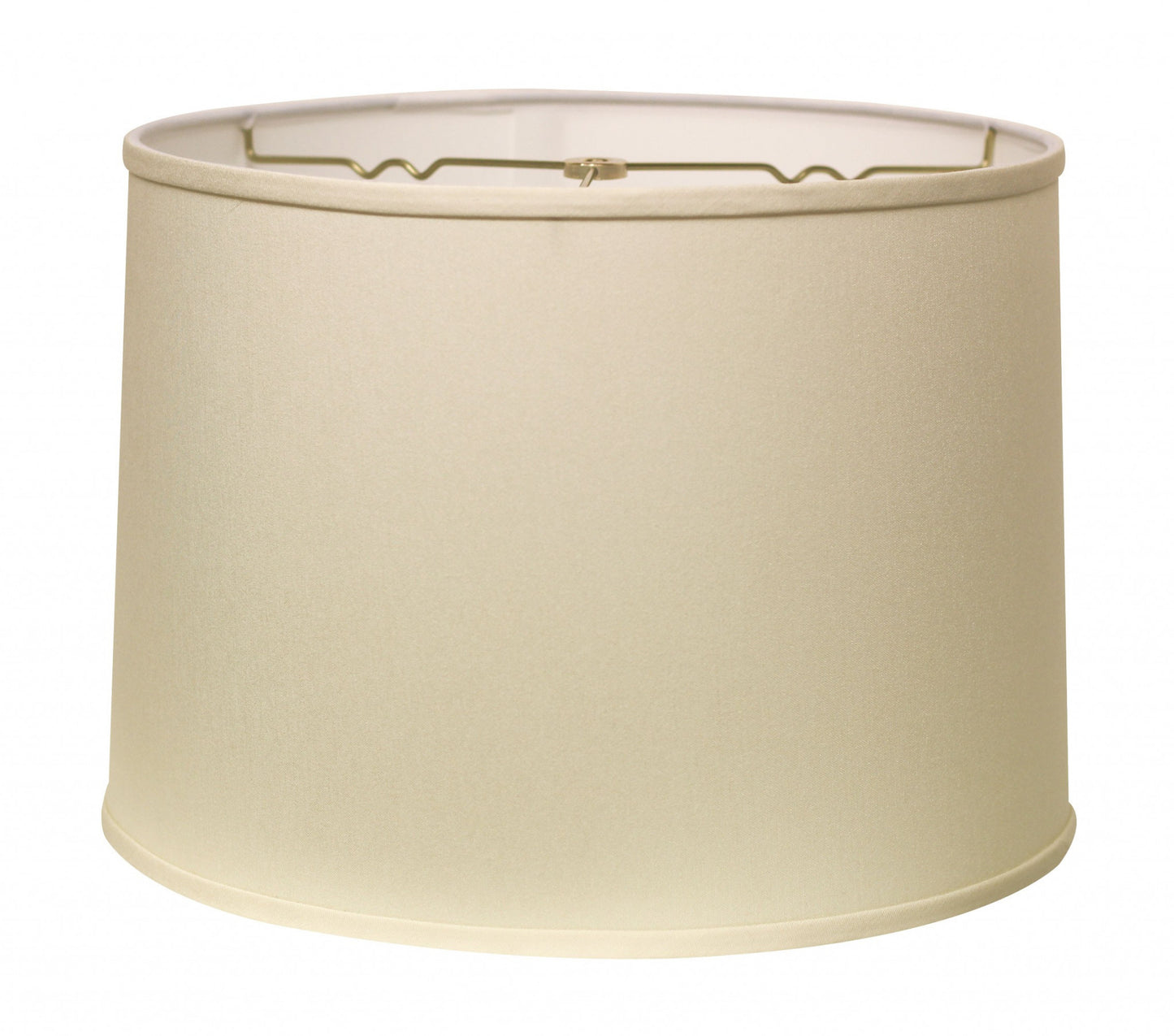 14"  Ivory Throwback Drum No Slub Lampshade