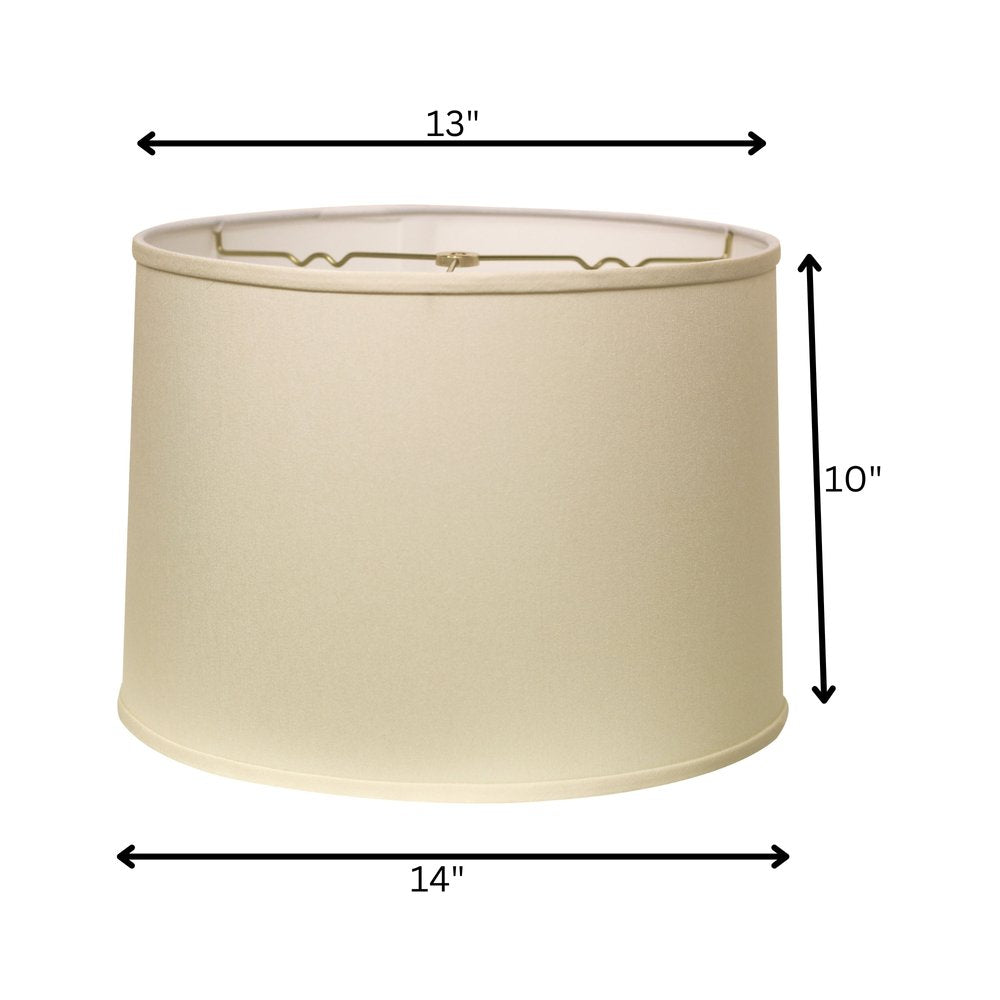 Ivory No Slub Innsbruck Drum Lamp Shade HomeRoots