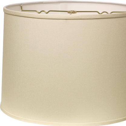 14"  Ivory Throwback Drum No Slub Lampshade