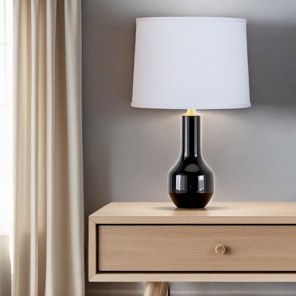 White No Slub Innsbruck Drum Lamp Shade HomeRoots