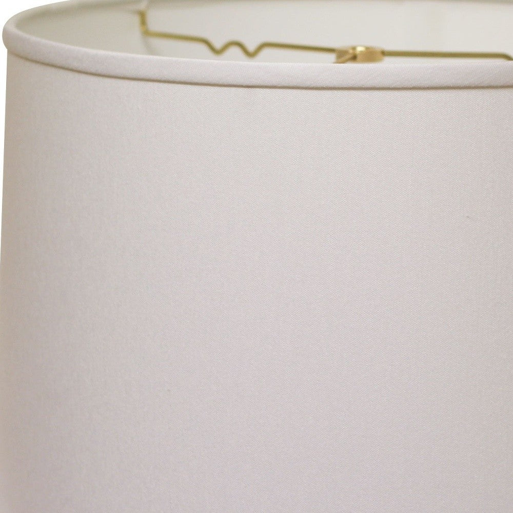 14" White Throwback Drum No Slub Lampshade