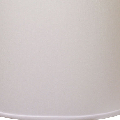 14" White Throwback Drum No Slub Lampshade