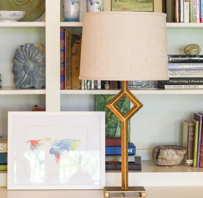 Light Yellow Linen Drum Lamp Shade HomeRoots