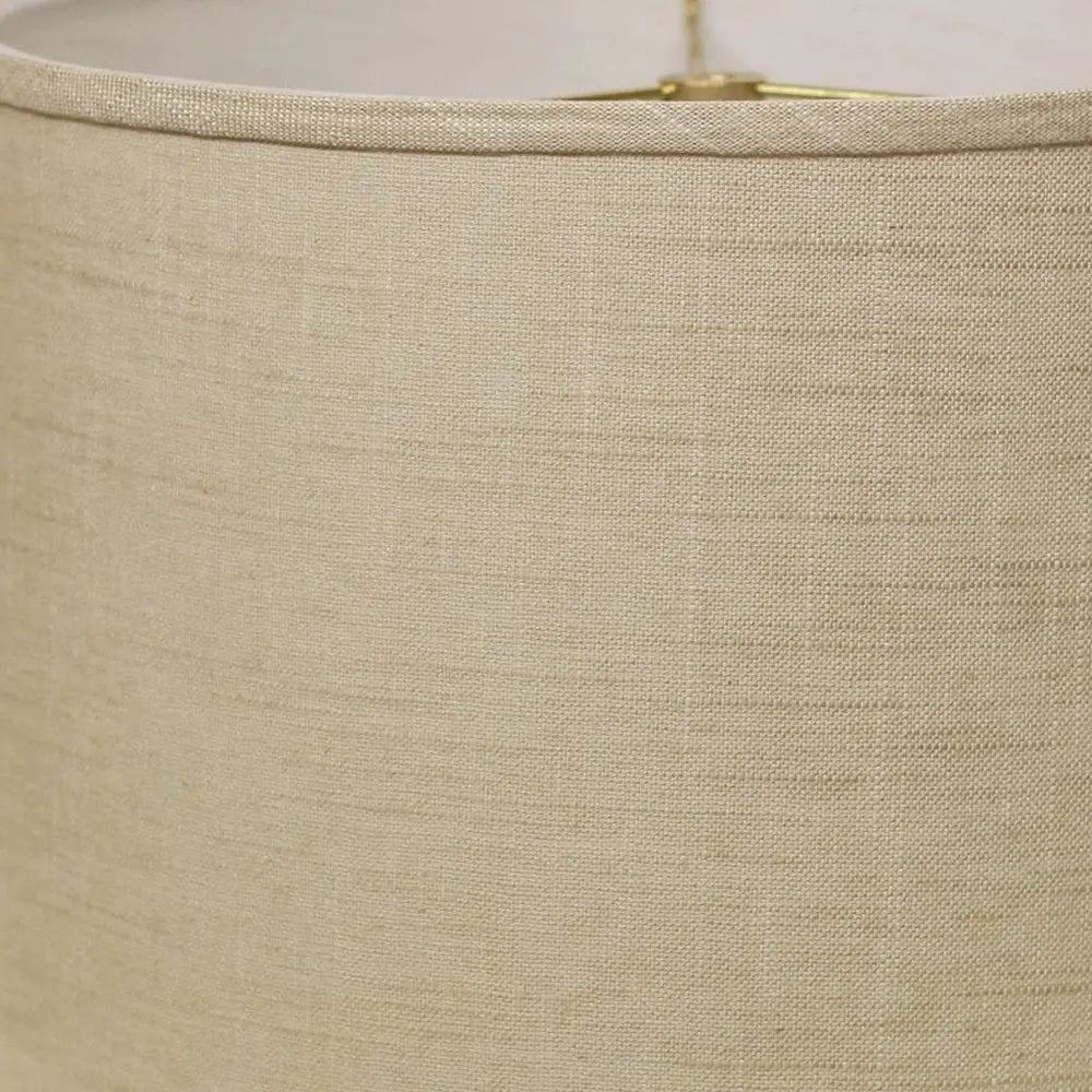 Light Yellow Linen Drum Lamp Shade HomeRoots