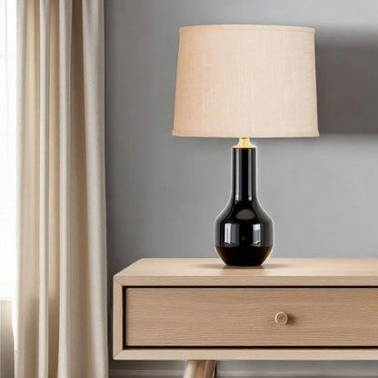 Light Yellow Linen Drum Lamp Shade HomeRoots