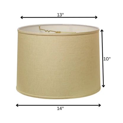 Beige Linen Drum Lamp Shade HomeRoots