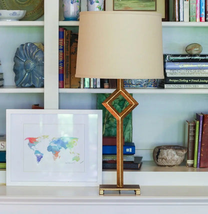 Beige Linen Drum Lamp Shade HomeRoots