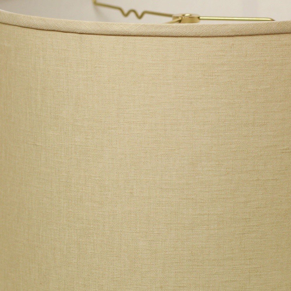 Beige Linen Drum Lamp Shade HomeRoots