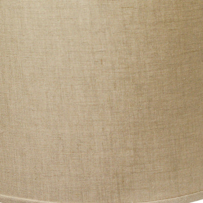 Dark Brown Linen Drum Lamp Shade HomeRoots