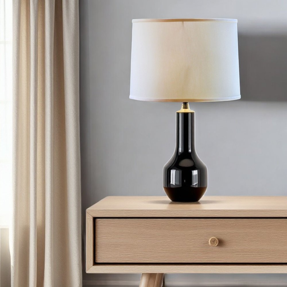 Ivory No Slub Innsbruck Drum Lamp Shade — view 5