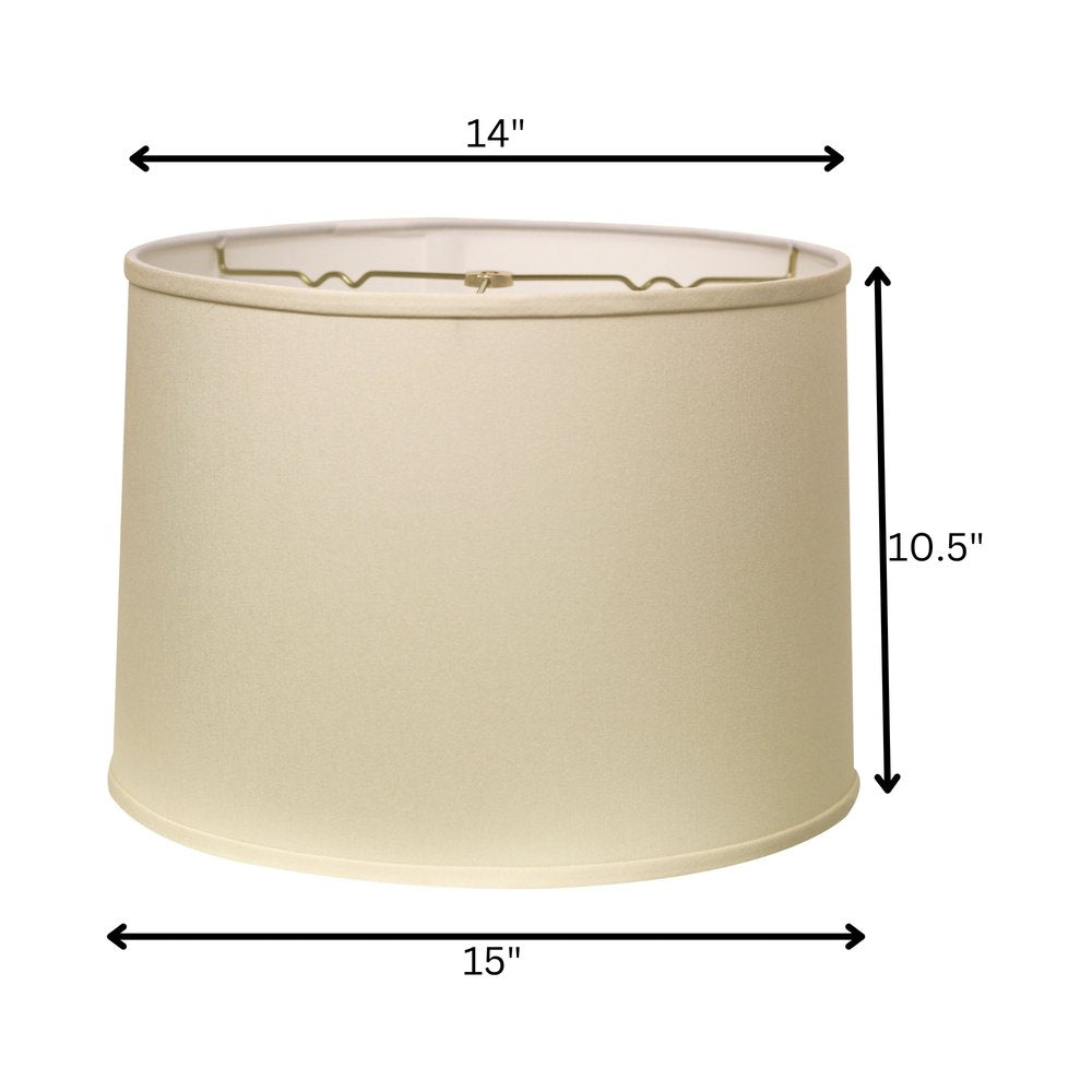 Ivory No Slub Innsbruck Drum Lamp Shade HomeRoots