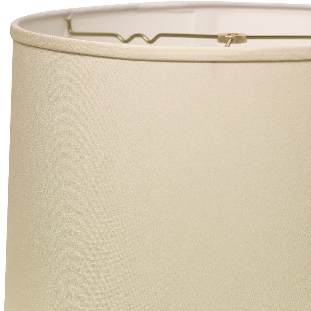 Ivory No Slub Innsbruck Drum Lamp Shade — view 4