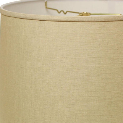 Dark Brown Linen Drum Lamp Shade HomeRoots