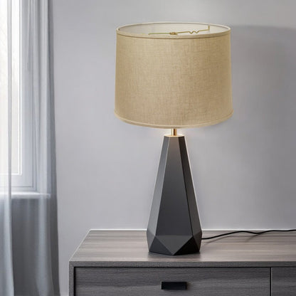 Dark Brown Linen Drum Lamp Shade HomeRoots