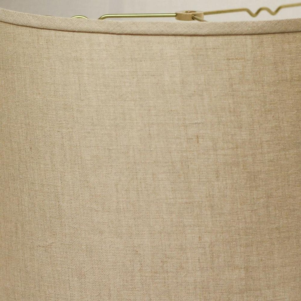 Dark Brown Linen Drum Lamp Shade HomeRoots