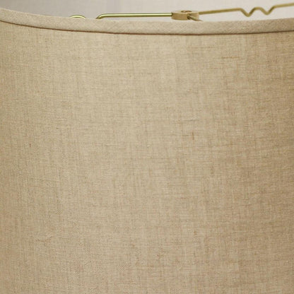 Dark Brown Linen Drum Lamp Shade HomeRoots
