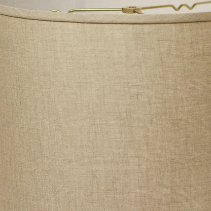 Dark Brown Linen Drum Lamp Shade HomeRoots