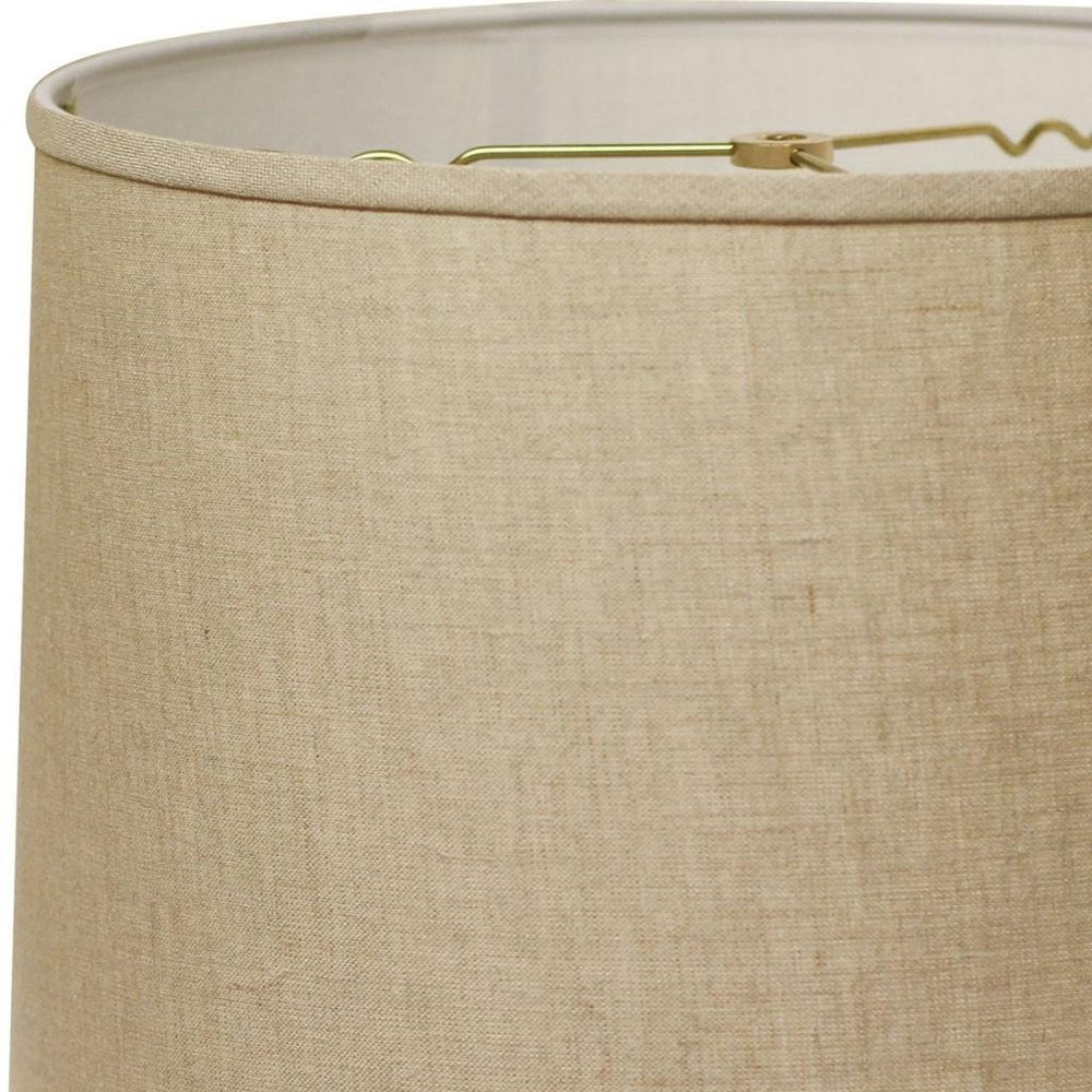 Beige Linen Drum Lamp Shade HomeRoots