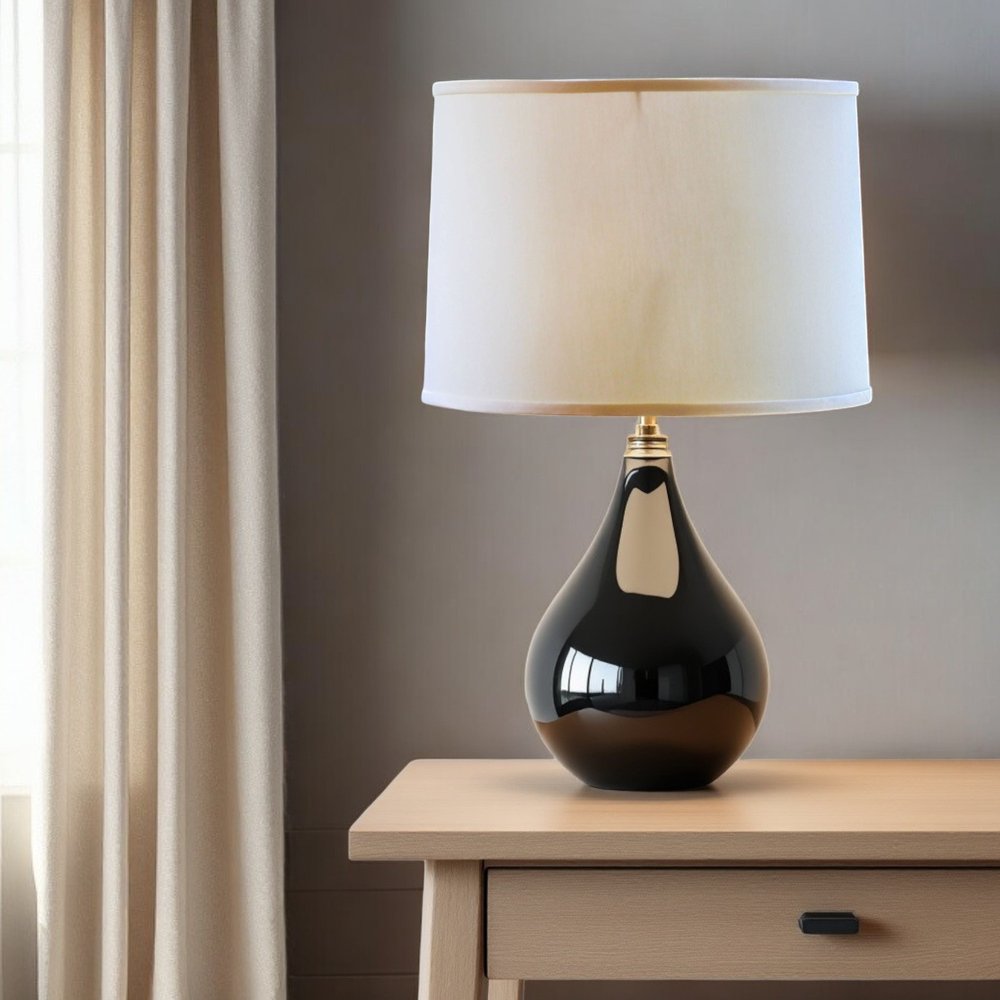 Ivory No Slub Innsbruck Drum Lamp Shade — view 5