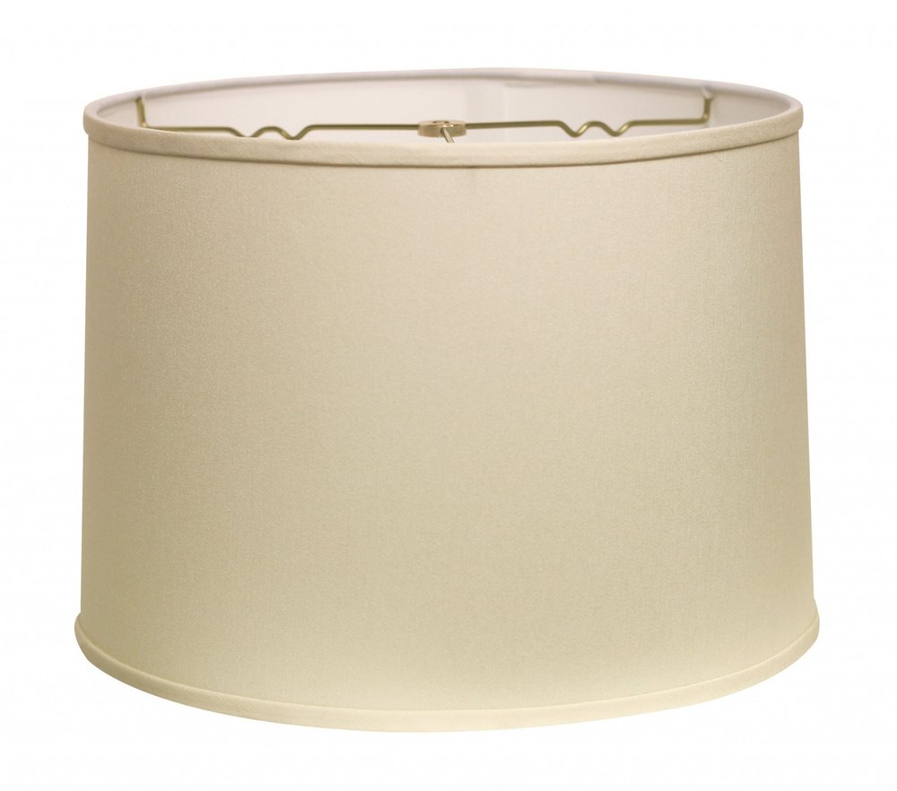 Ivory No Slub Innsbruck Drum Lamp Shade — view 2