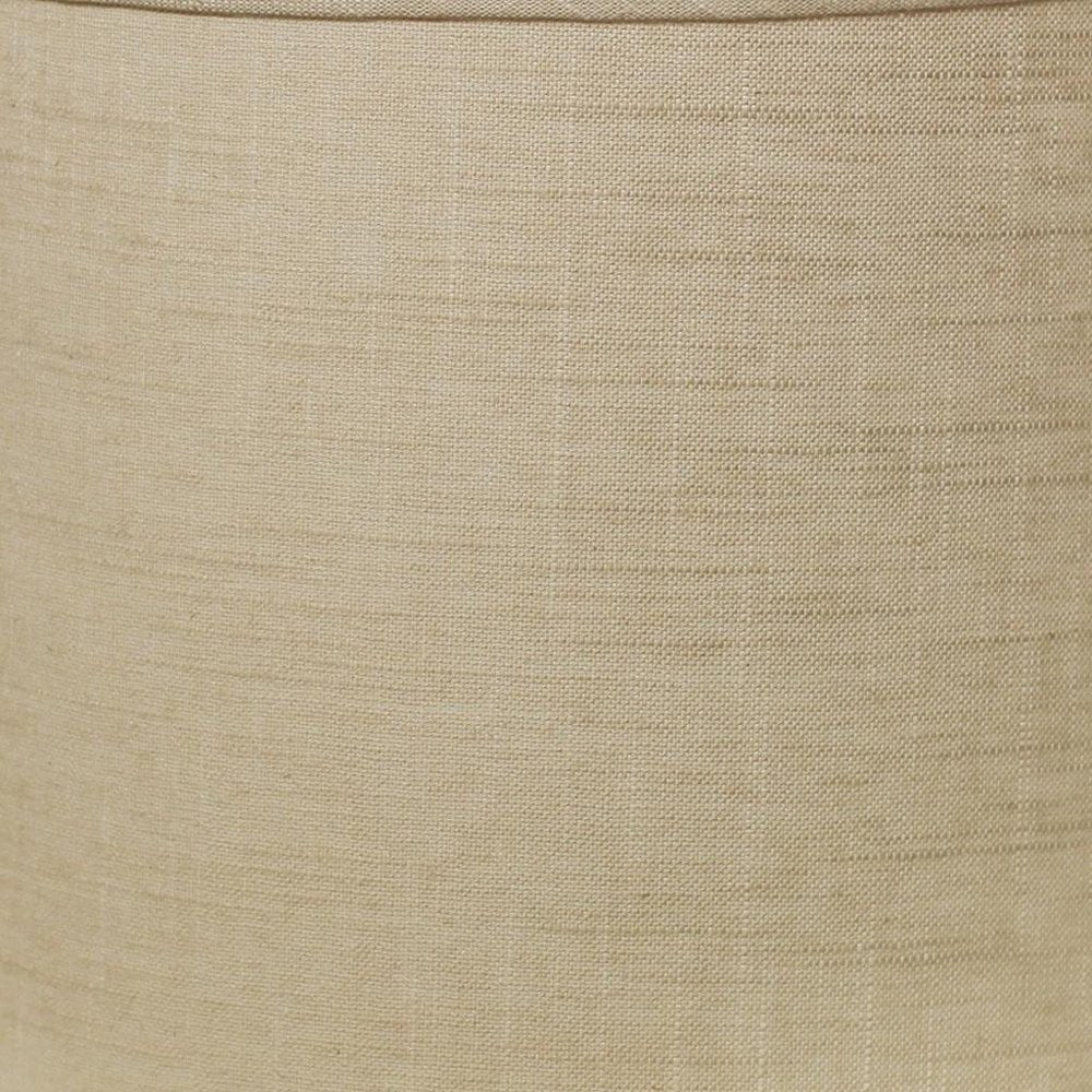 Light Yellow Linen Drum Lamp Shade — view 6