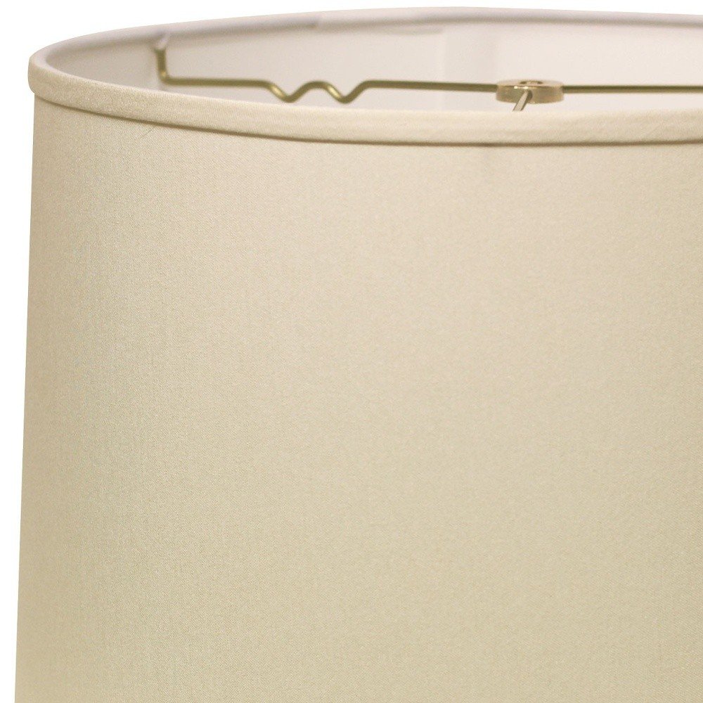 Ivory No Slub Innsbruck Drum Lamp Shade — view 3
