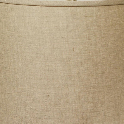 Dark Brown Linen Drum Lamp Shade HomeRoots