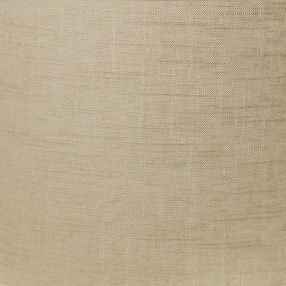 18" Light Wheat Throwback Drum Linen Lampshade