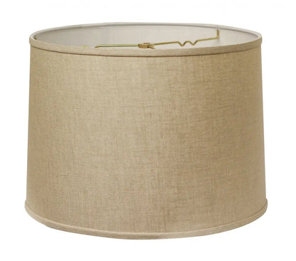 Dark Brown Linen Drum Lamp Shade HomeRoots