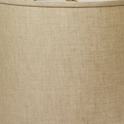 Dark Brown Linen Drum Lamp Shade HomeRoots