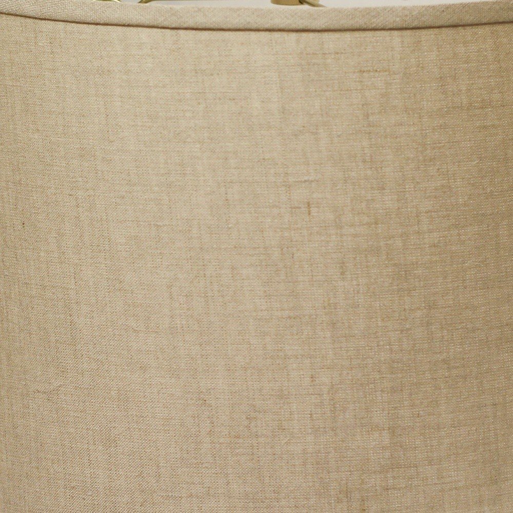 Dark Brown Linen Drum Lamp Shade HomeRoots