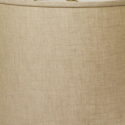 Dark Brown Linen Drum Lamp Shade HomeRoots