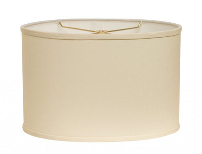 Ivory No Slub Innsbruck Oval Lamp Shade HomeRoots