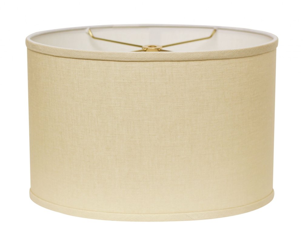 Beige Linen Oval Lamp Shade HomeRoots