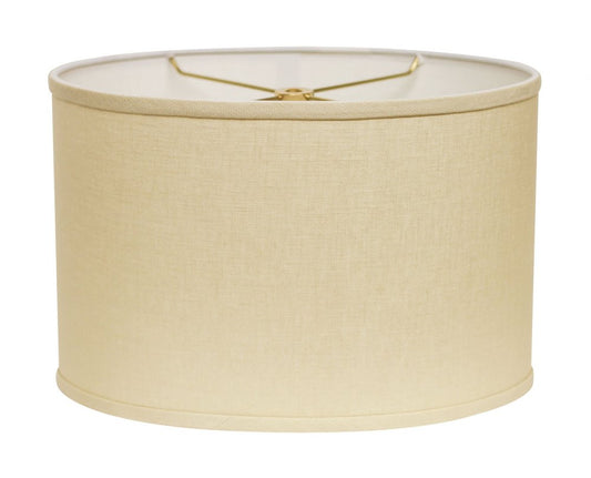 Beige Linen Oval Lamp Shade HomeRoots