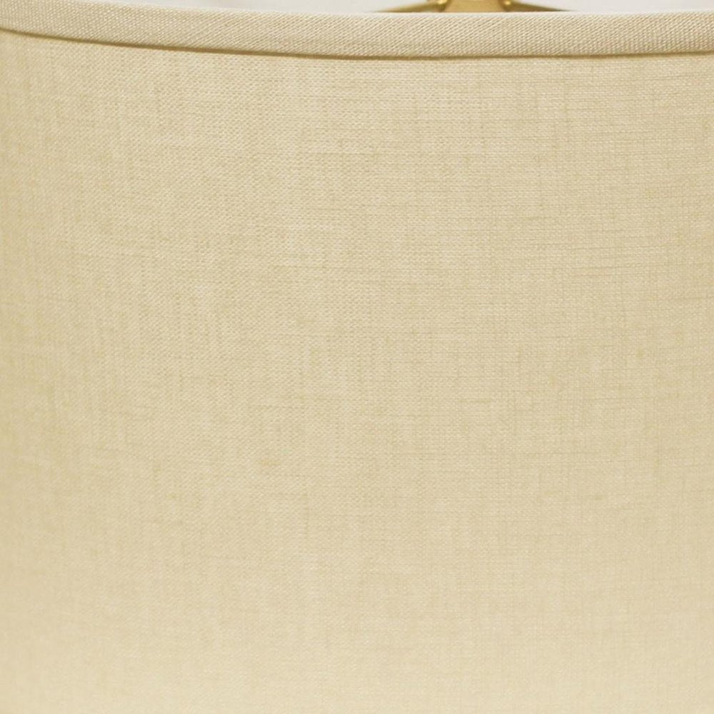 Beige Linen Oval Lamp Shade HomeRoots