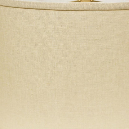 Beige Linen Oval Lamp Shade HomeRoots