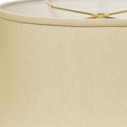 Beige Linen Oval Lamp Shade HomeRoots