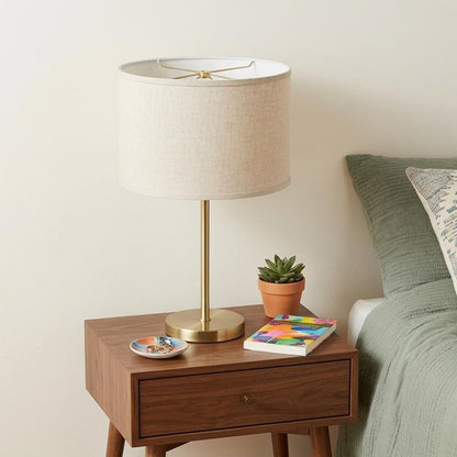 Dark Brown Linen Oval Lamp Shade HomeRoots