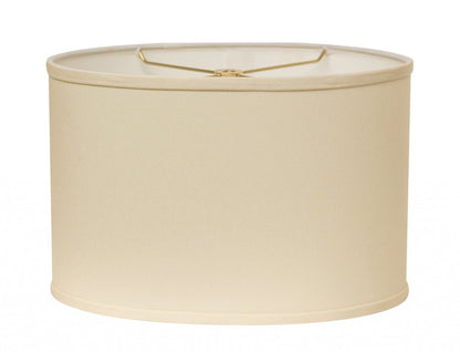 Ivory No Slub Innsbruck Oval Lamp Shade HomeRoots