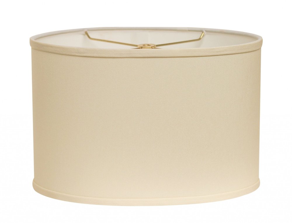 Ivory No Slub Innsbruck Oval Lamp Shade HomeRoots