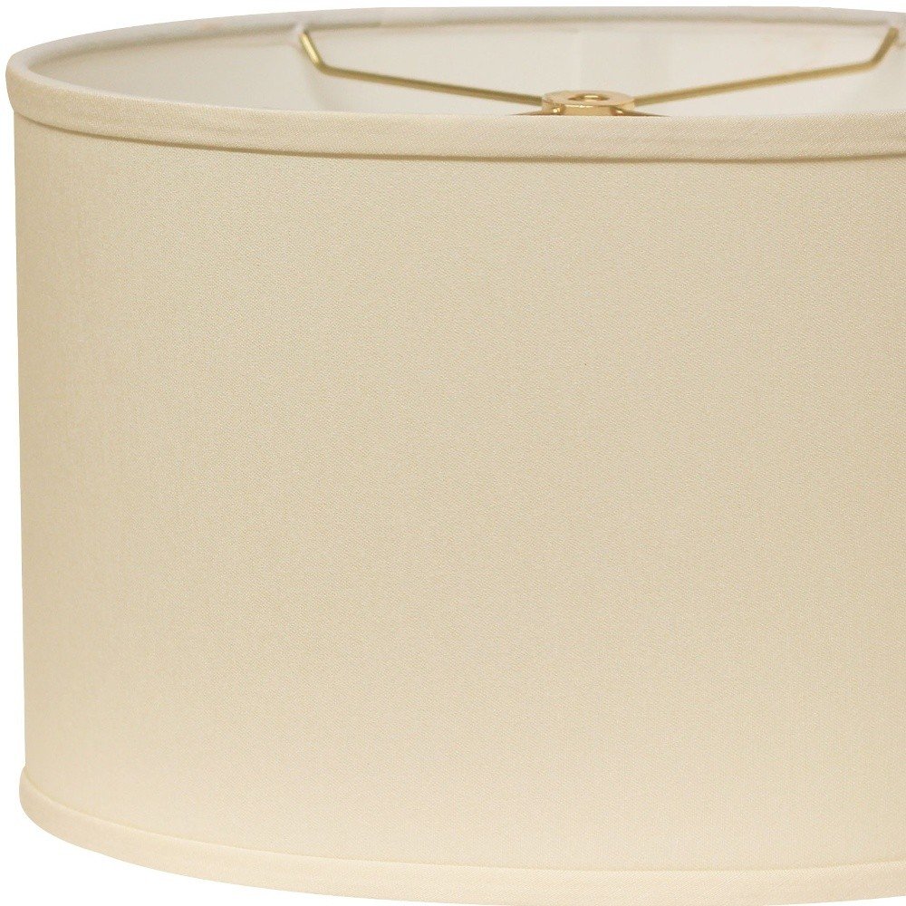 Ivory No Slub Innsbruck Oval Lamp Shade HomeRoots