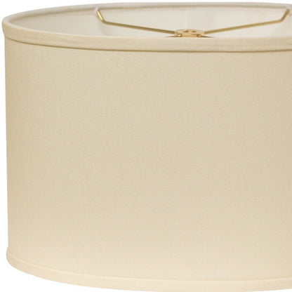 Ivory No Slub Innsbruck Oval Lamp Shade HomeRoots