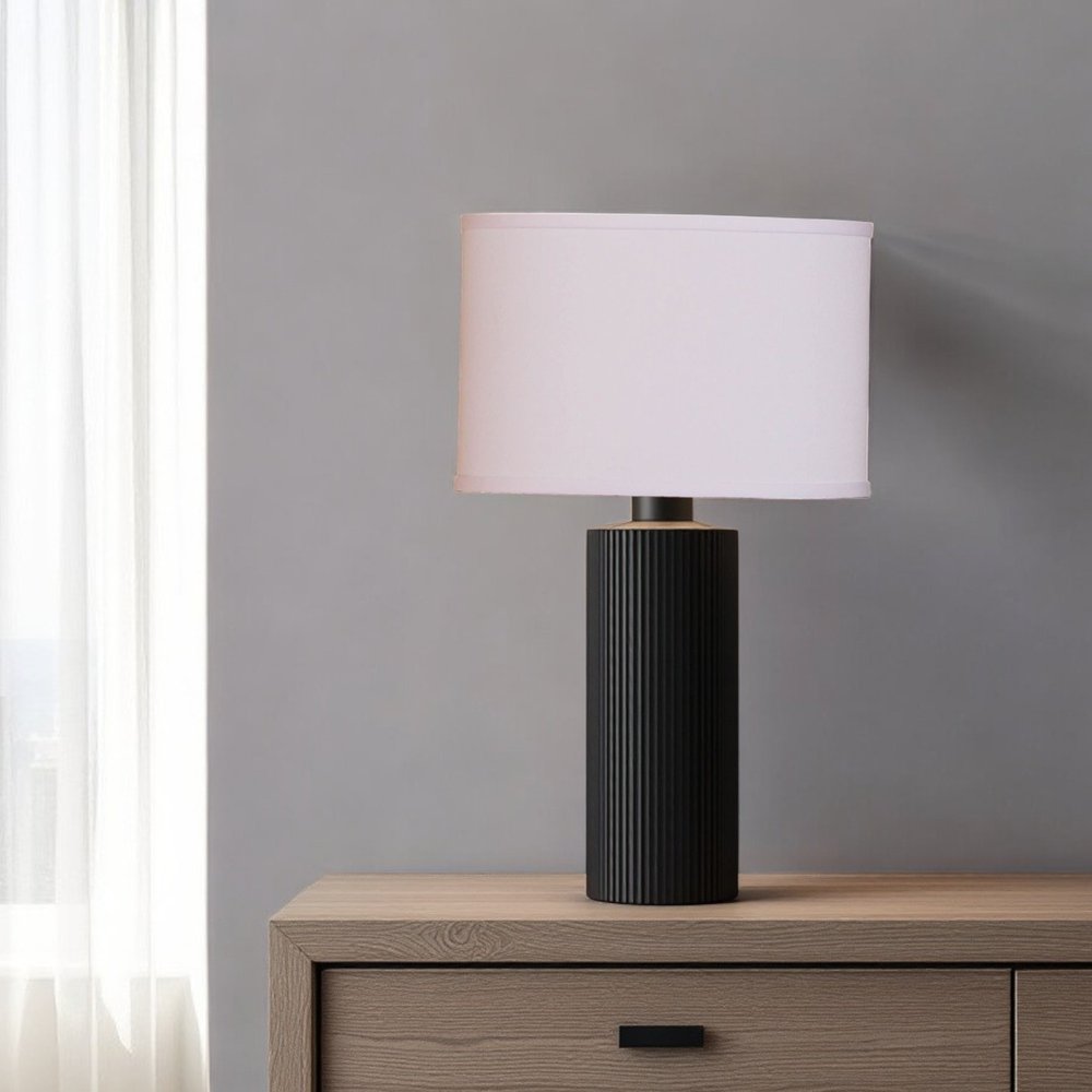 White No Slub Innsbruck Oval Lamp Shade HomeRoots