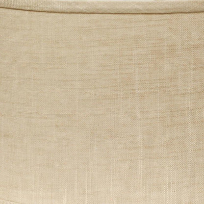 Light Yellow Linen Oval Lamp Shade