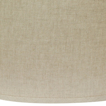 Dark Brown Linen Oval Lamp Shade HomeRoots