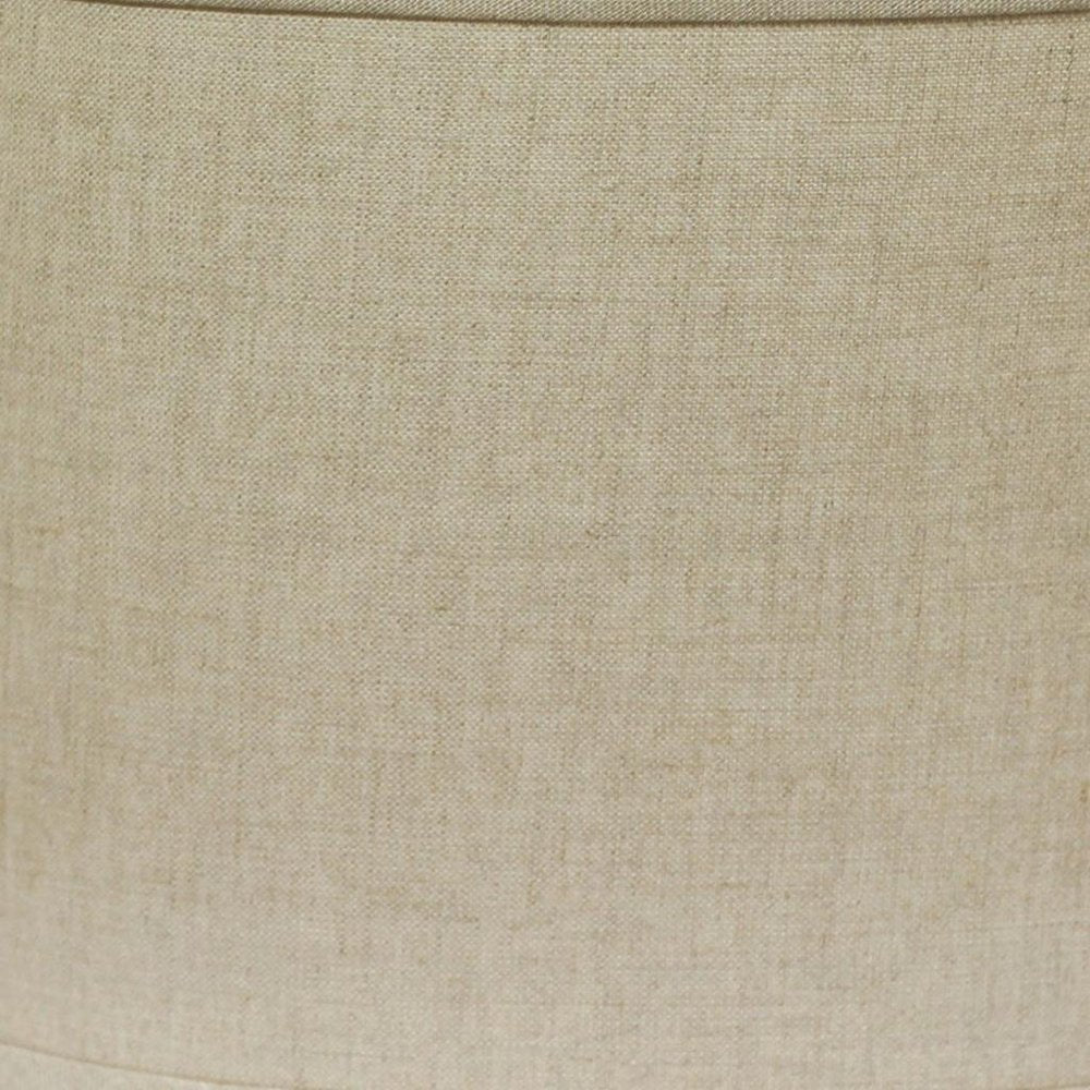 Dark Brown Linen Oval Lamp Shade HomeRoots