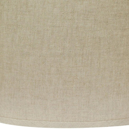 Dark Brown Linen Oval Lamp Shade HomeRoots