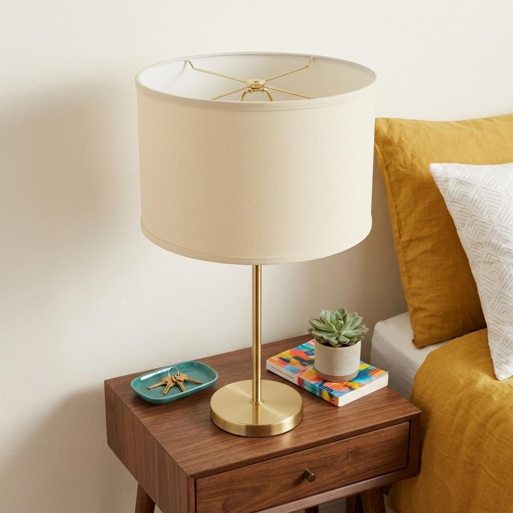 Ivory No Slub Innsbruck Oval Lamp Shade — view 7